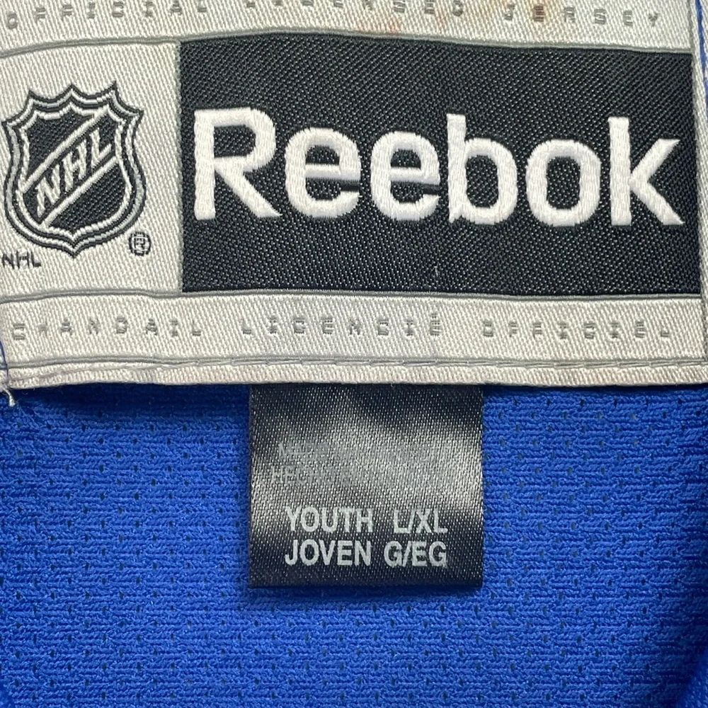 Reebok NHL NY Rangers #61 Nash Hockey Jersey Sz‎ Youth L/XL (M22)